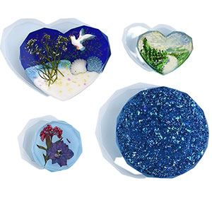 Resin coaster molds